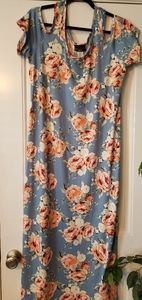Cold Shoulder Maxi Dress